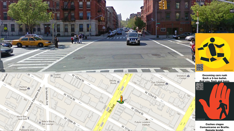 Illustration for article titled Where to find New York City's haiku crosswalk signs